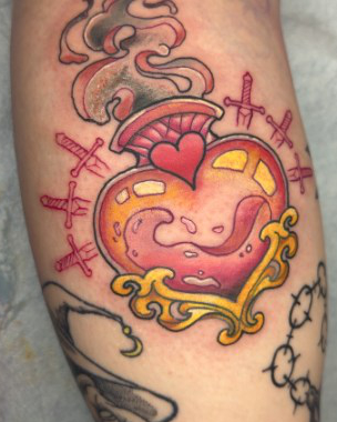 "Love Potion" tattoo